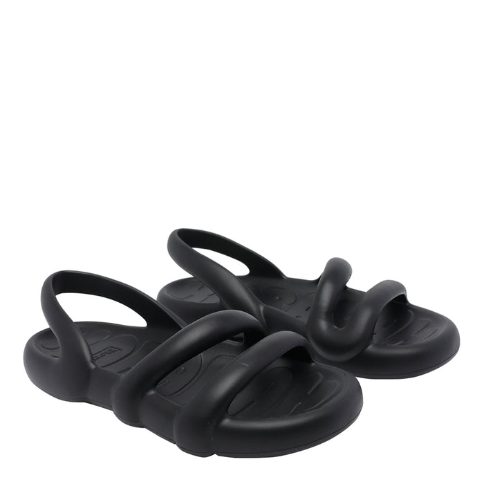 Camper Sandals Black Fabric/rubber Sole