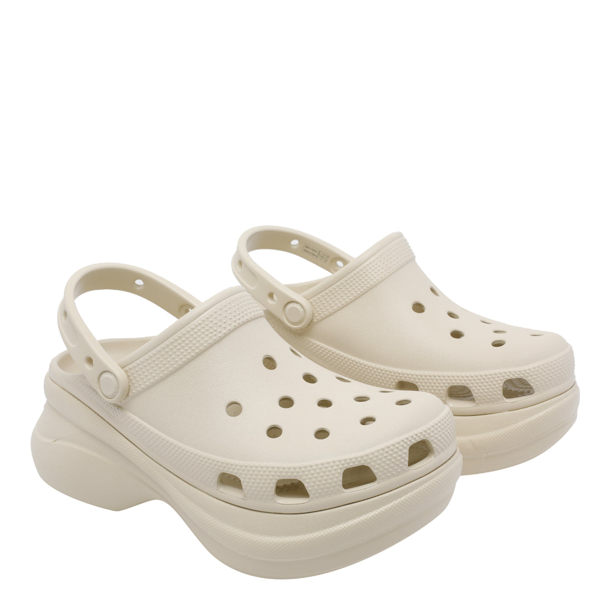 Crocs Sandals Beige Rubber/ Rubber Sole