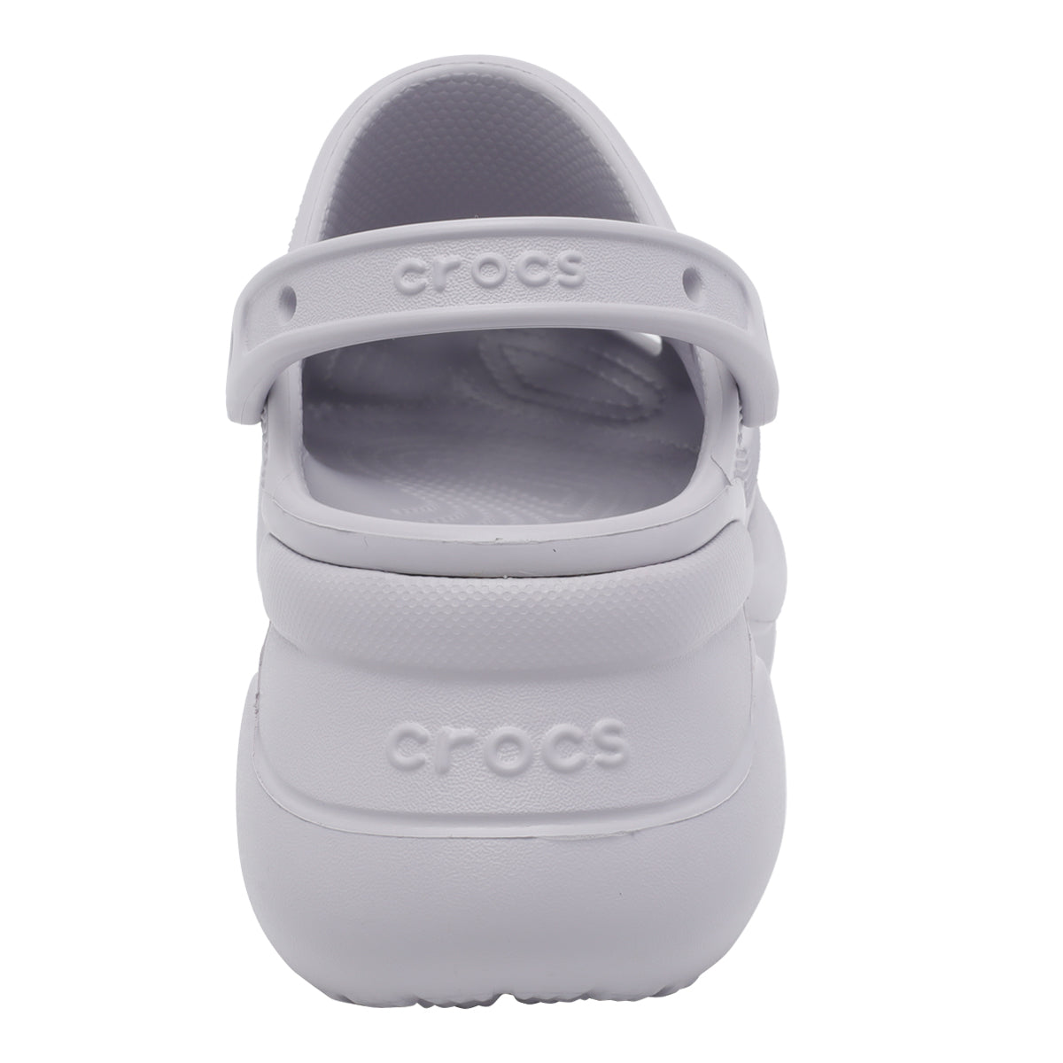 Crocs Sandals Grey Rubber/ Rubber Sole
