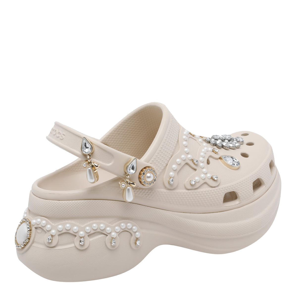 Crocs Sandals Beige Rubber