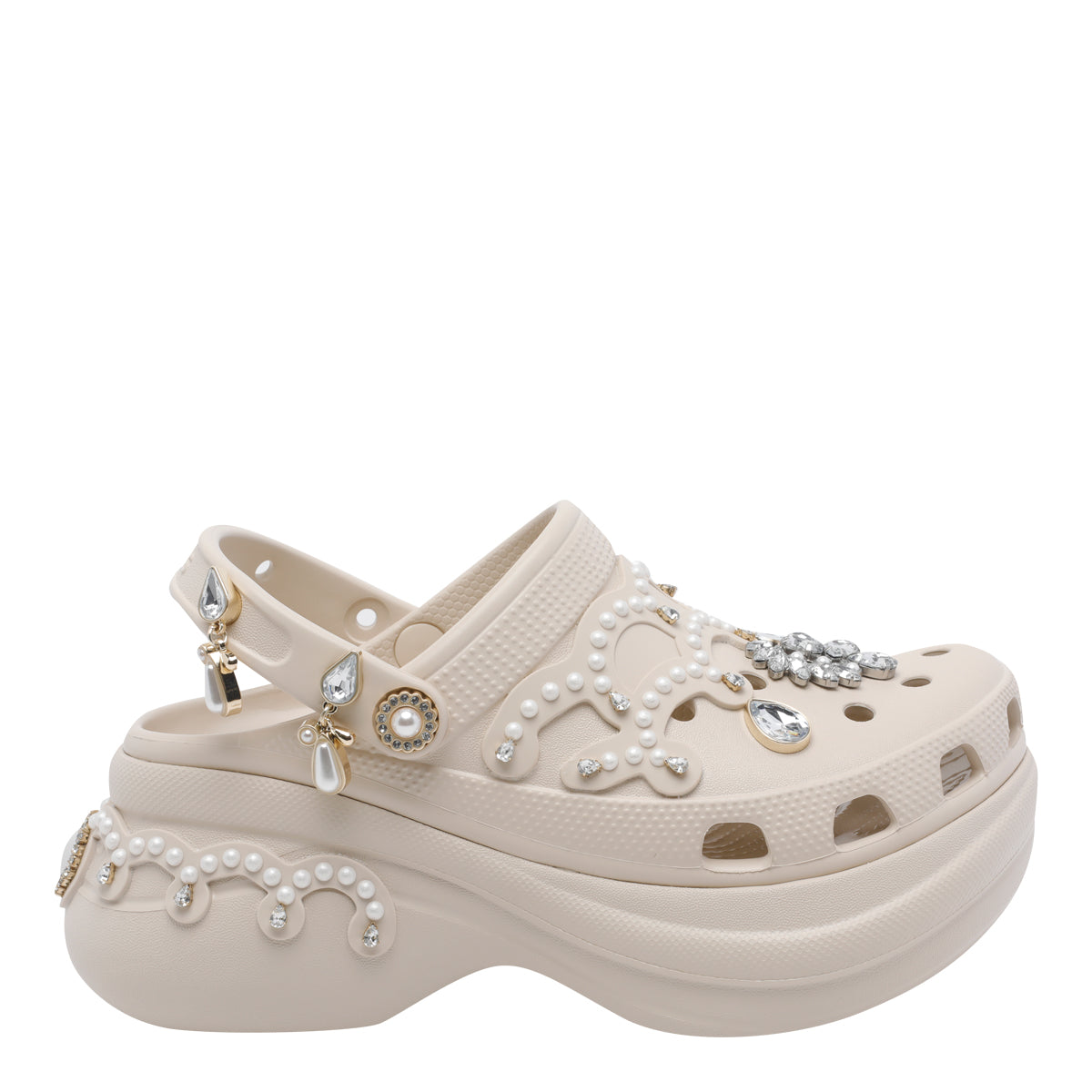 Crocs Sandals Beige Rubber