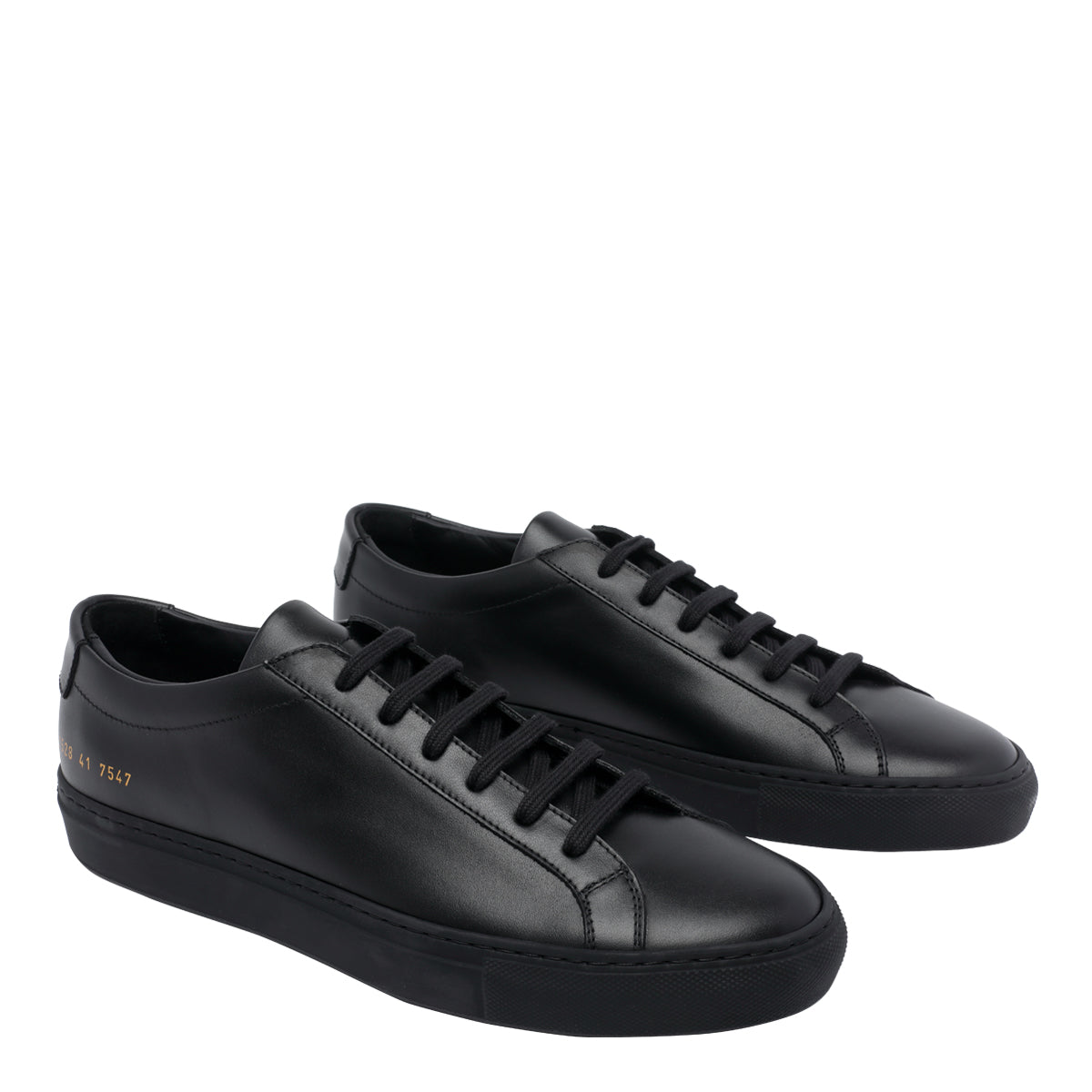 Common Projects Sneakers Black Calf Leather/rubber Sole