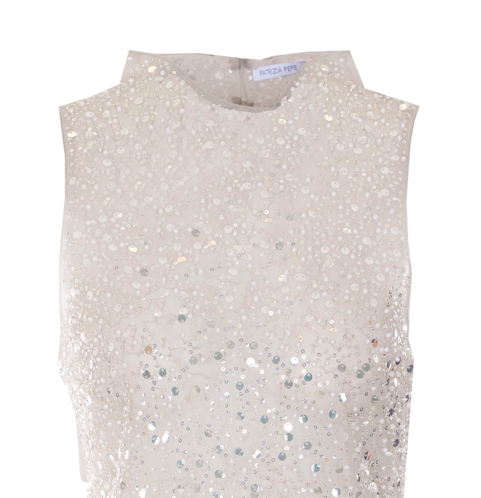 Patrizia Pepe Top White Polyamide