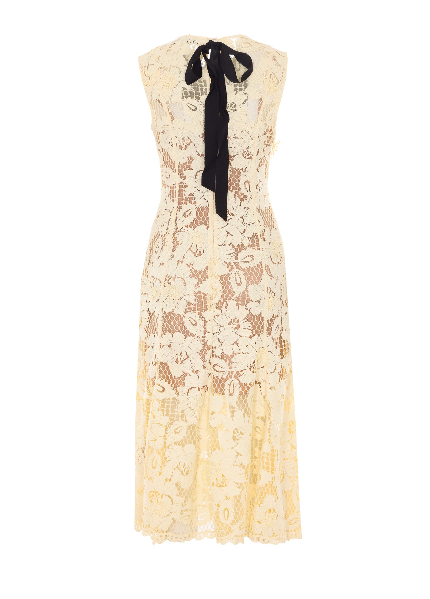 SELF PORTRAIT Dresses Yellow Polyester