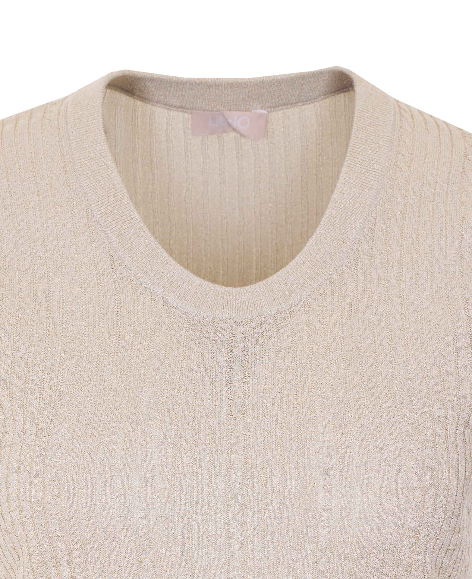 Liu Jo Sweaters Beige Viscose