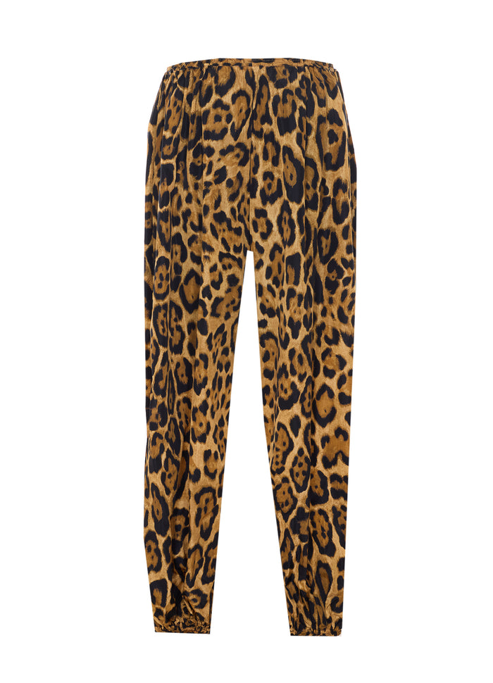 Alaia Trousers Brown Polyamide