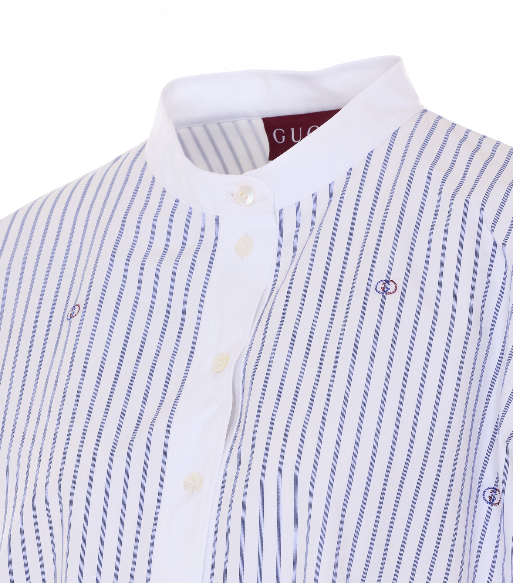 Gucci Top Blue Cotton