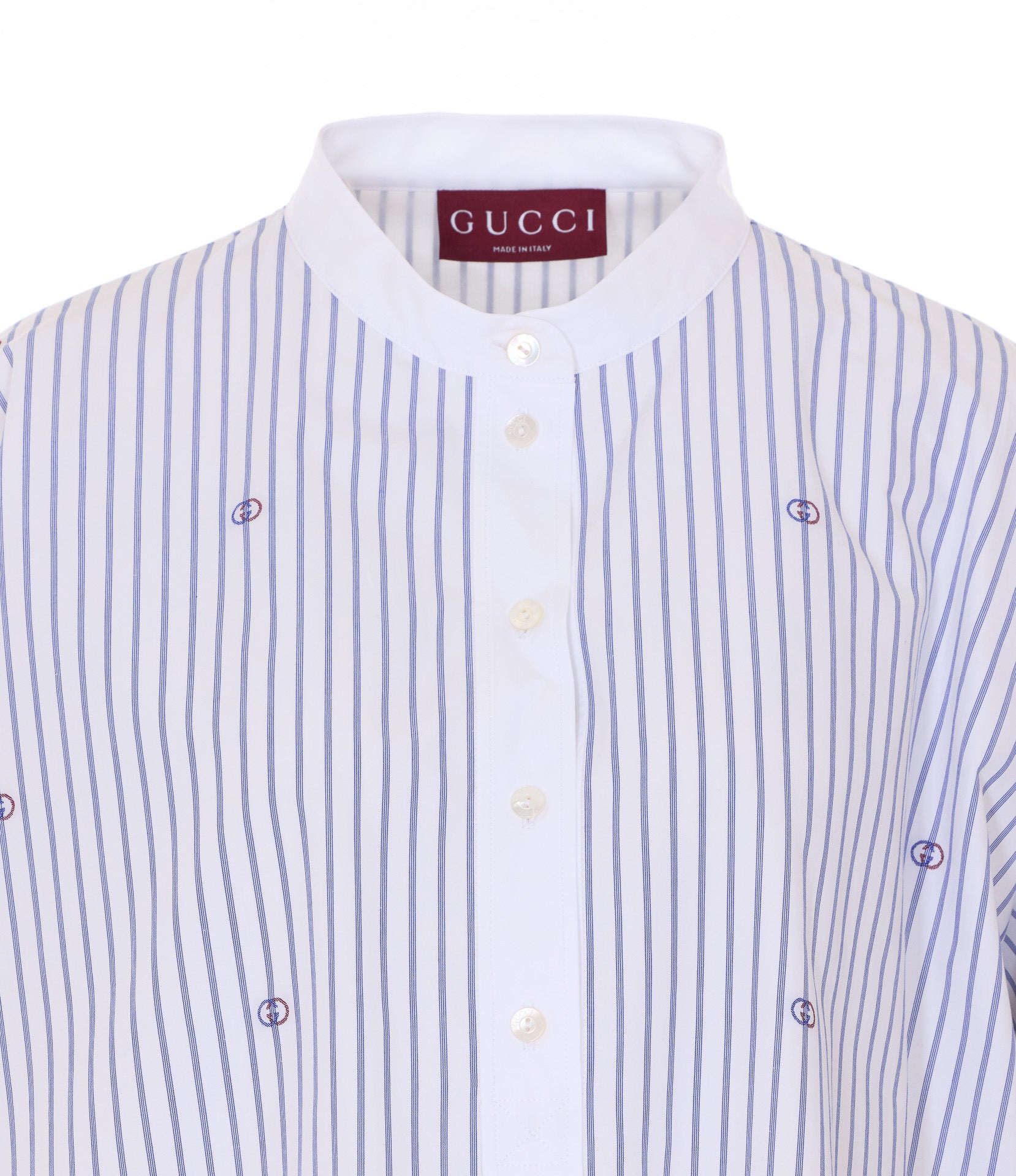 Gucci Top Blue Cotton