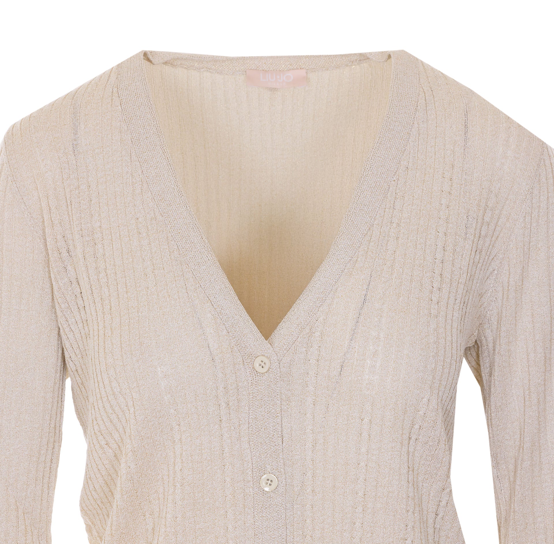 Liu Jo Sweaters Beige Viscose
