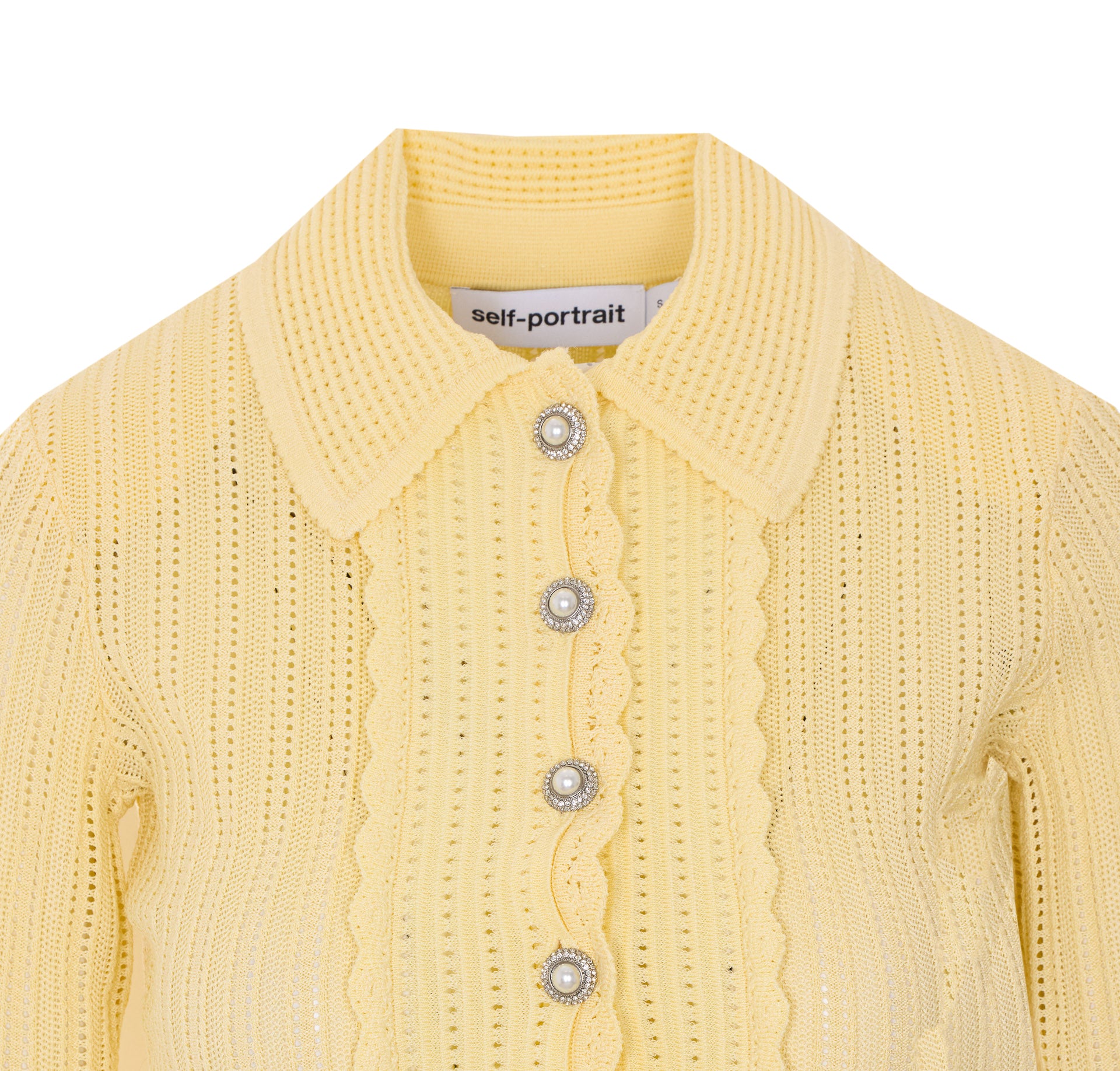 SELF PORTRAIT Sweaters Yellow Viscose