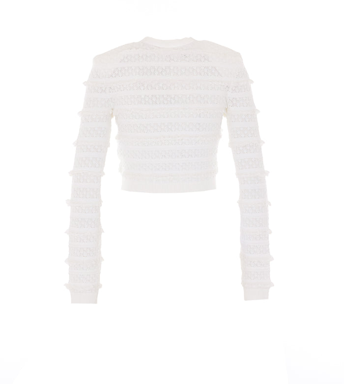 SELF PORTRAIT Sweaters White Viscose