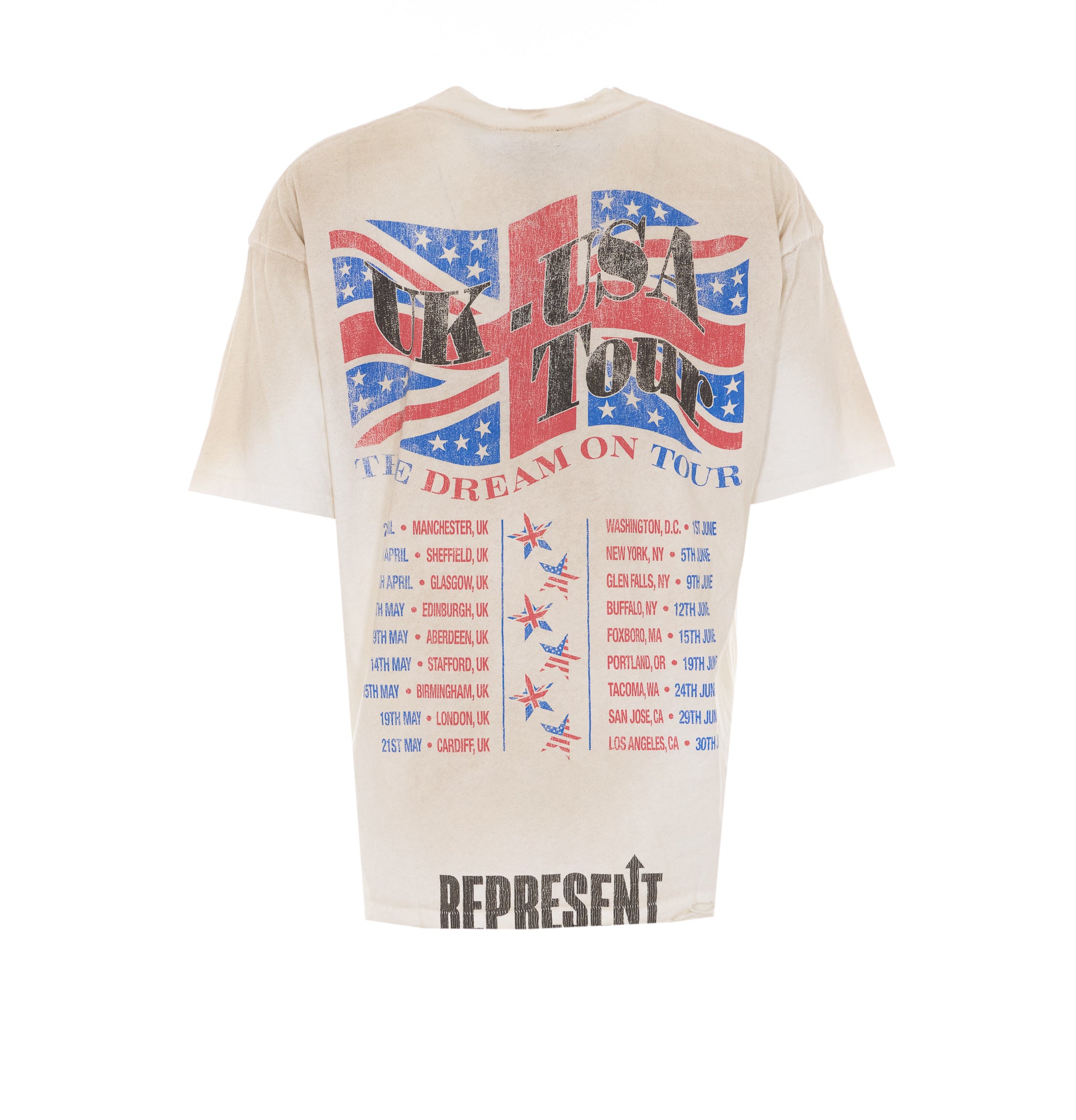 Represent T-shirts and Polos Beige Organic Cotton