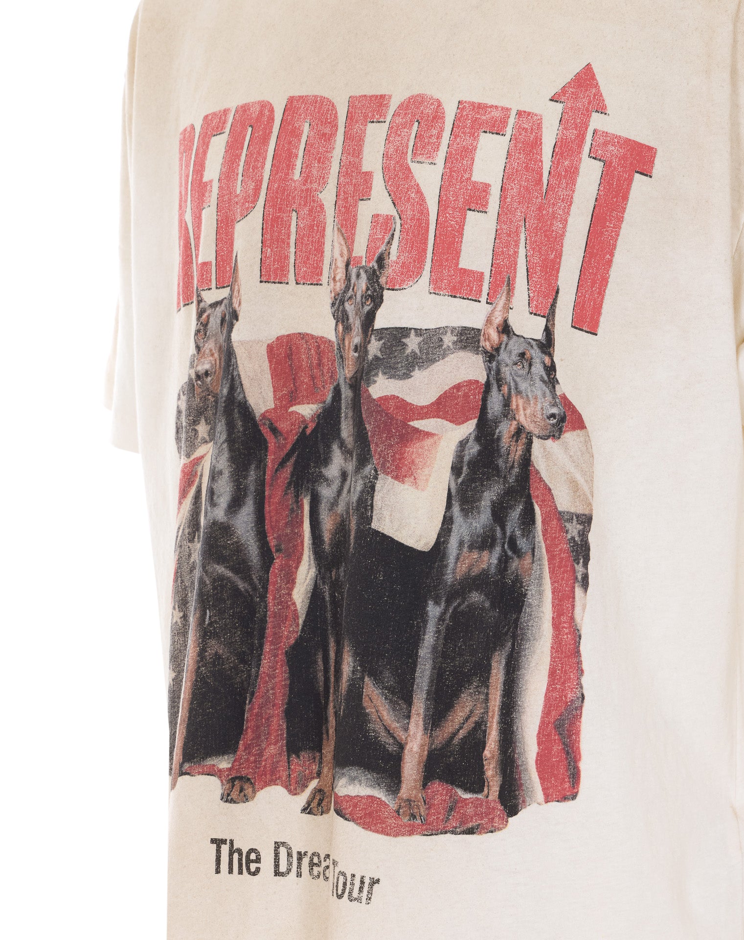 Represent T-shirts and Polos Beige Organic Cotton