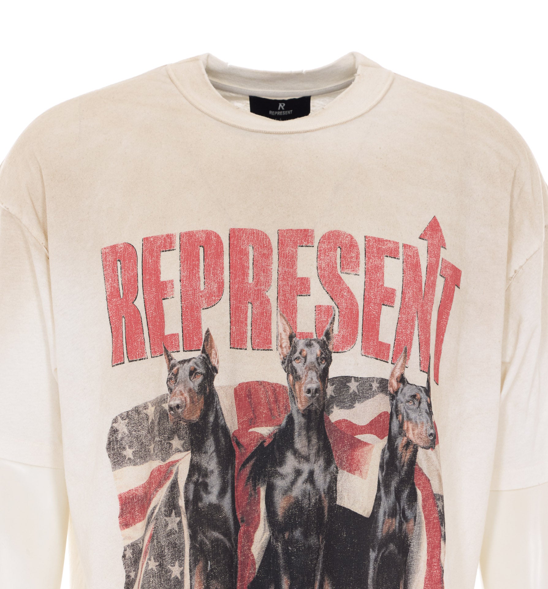 Represent T-shirts and Polos Beige Organic Cotton