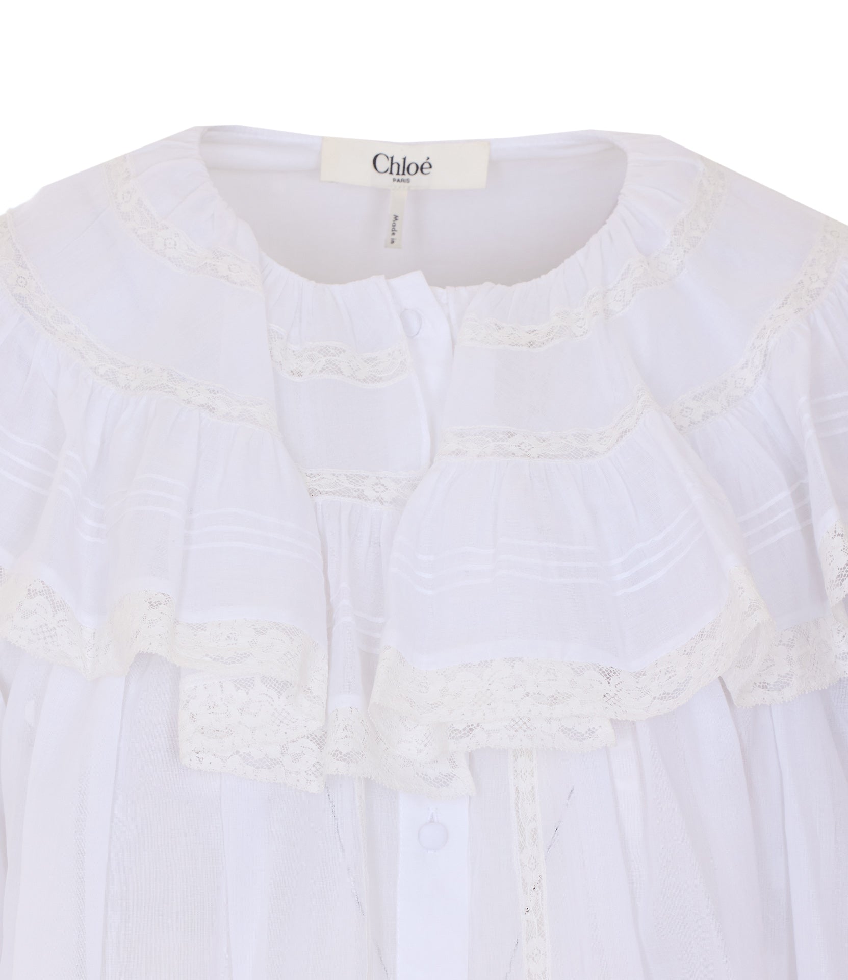 Chloè Shirts White Cotton