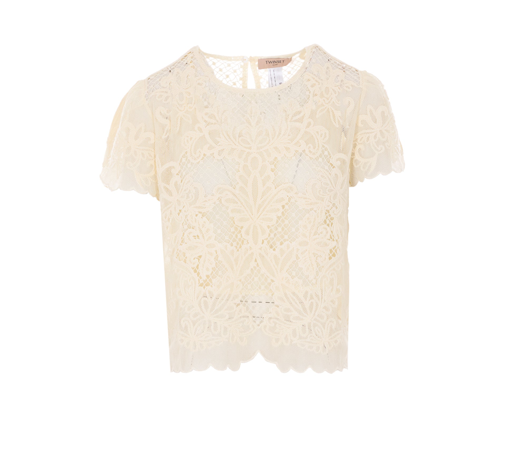 Twin-set T-shirts and Polos Yellow Cotton