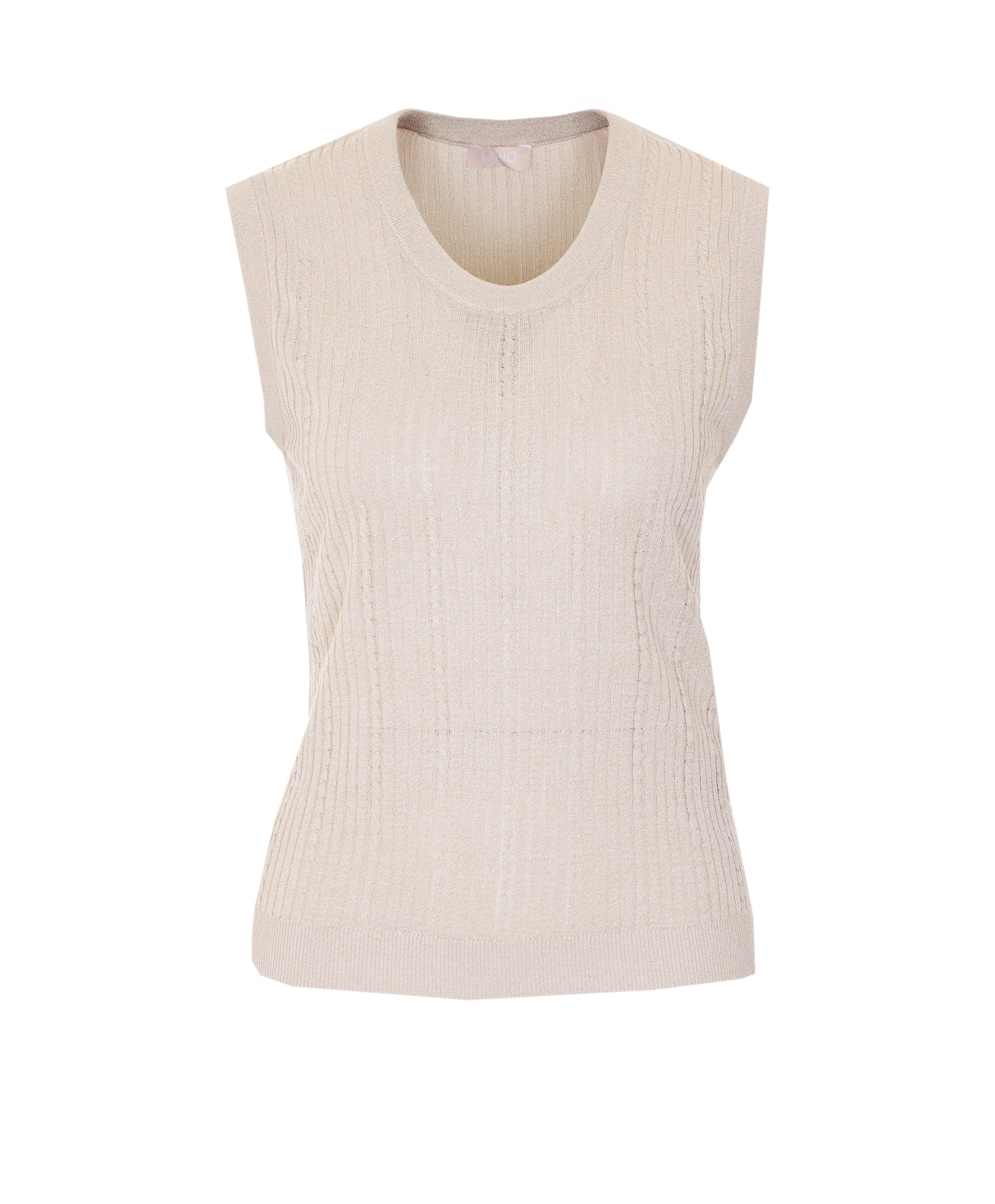 Liu Jo Sweaters Beige Viscose
