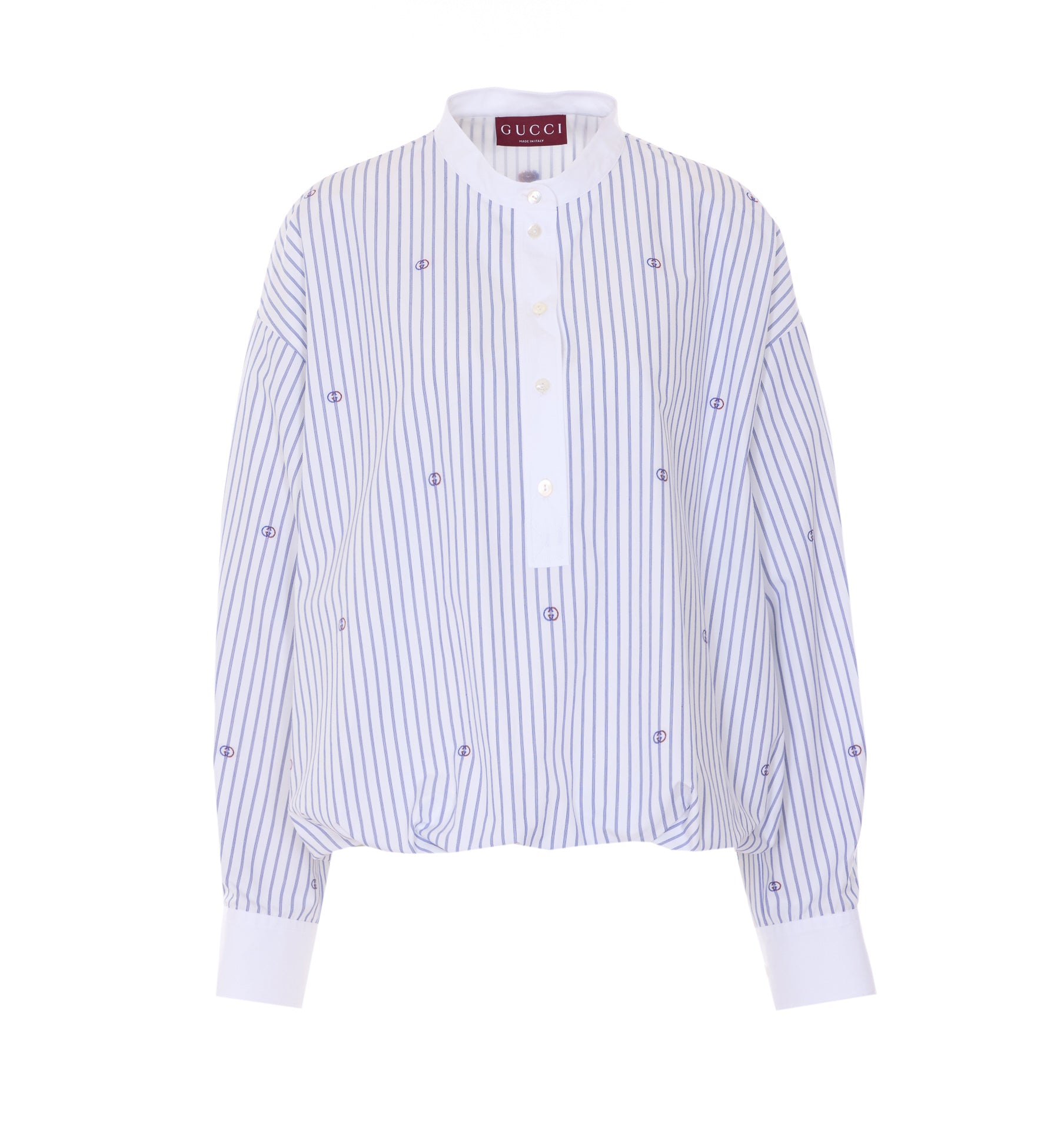 Gucci Top Blue Cotton