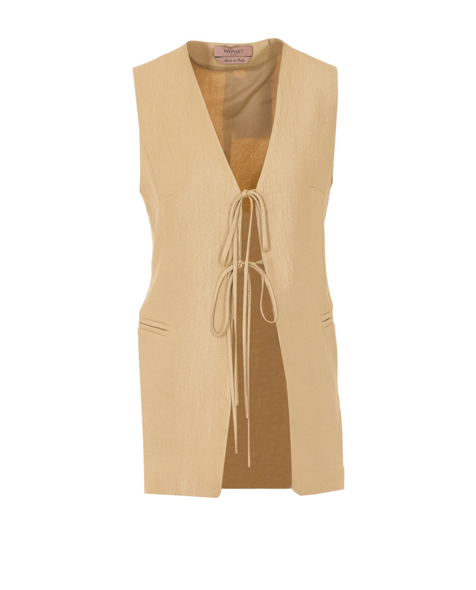 Twin-Set Jackets Beige Viscose