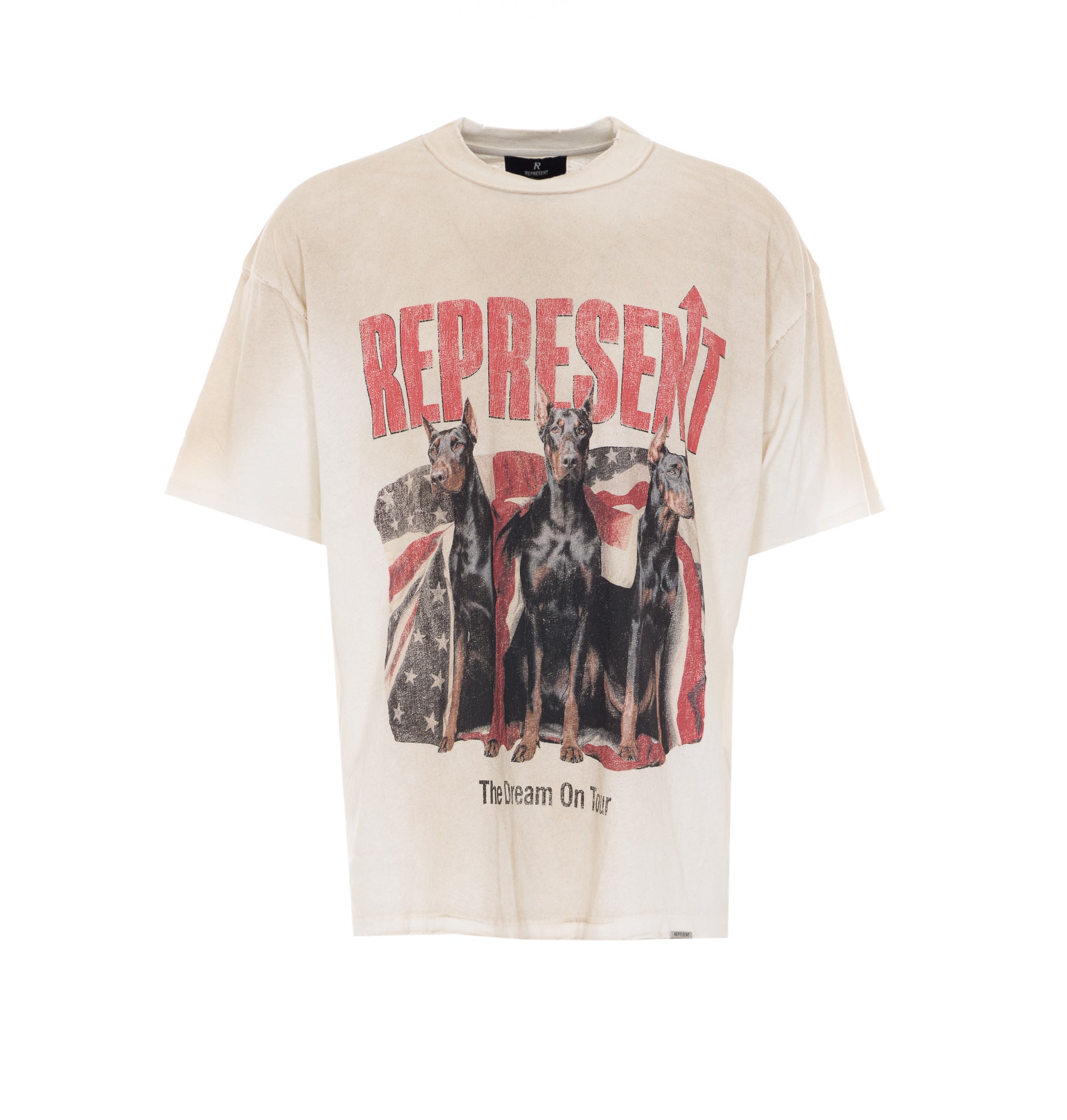 Represent T-shirts and Polos Beige Organic Cotton