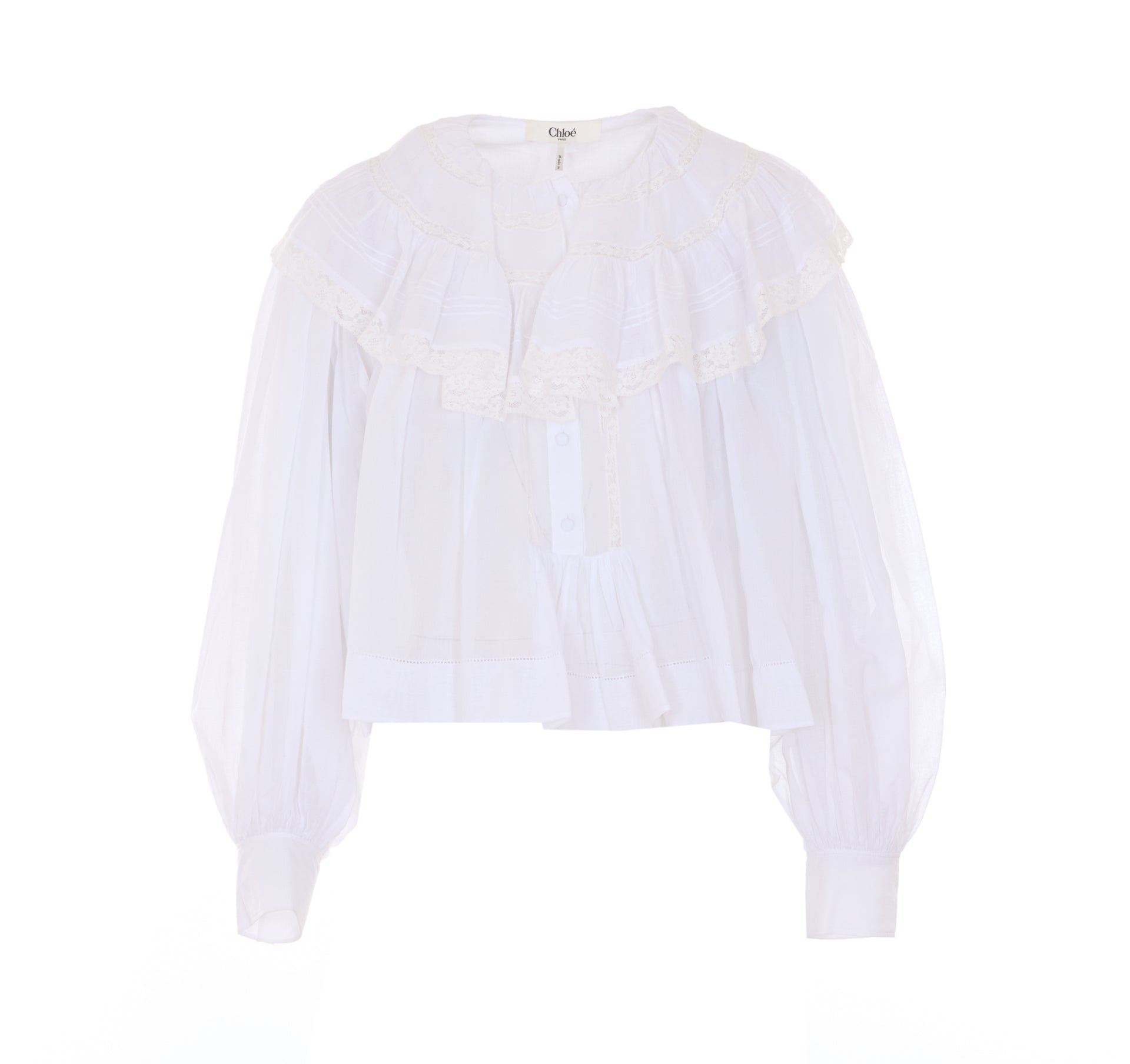 Chloè Shirts White Cotton