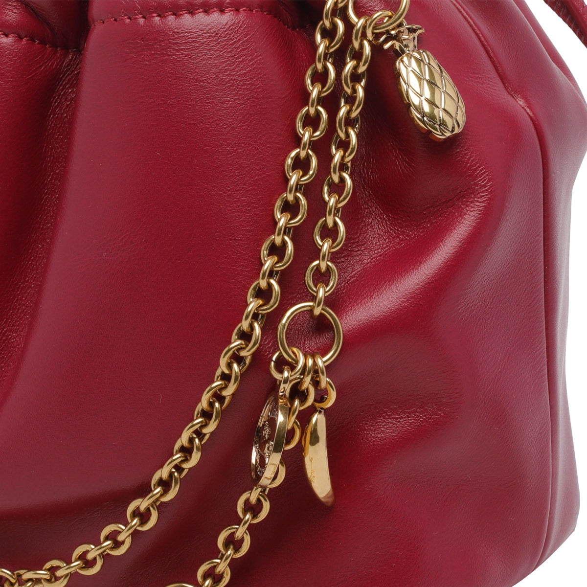 Chloè Bags Red Lamb Leather