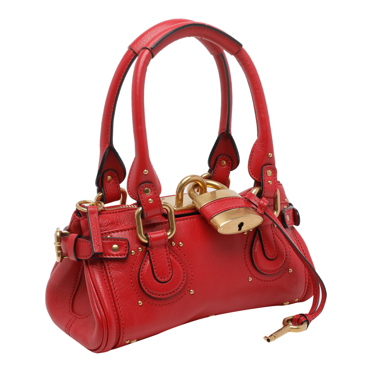 Chloè Bags Red Buffalo Leather