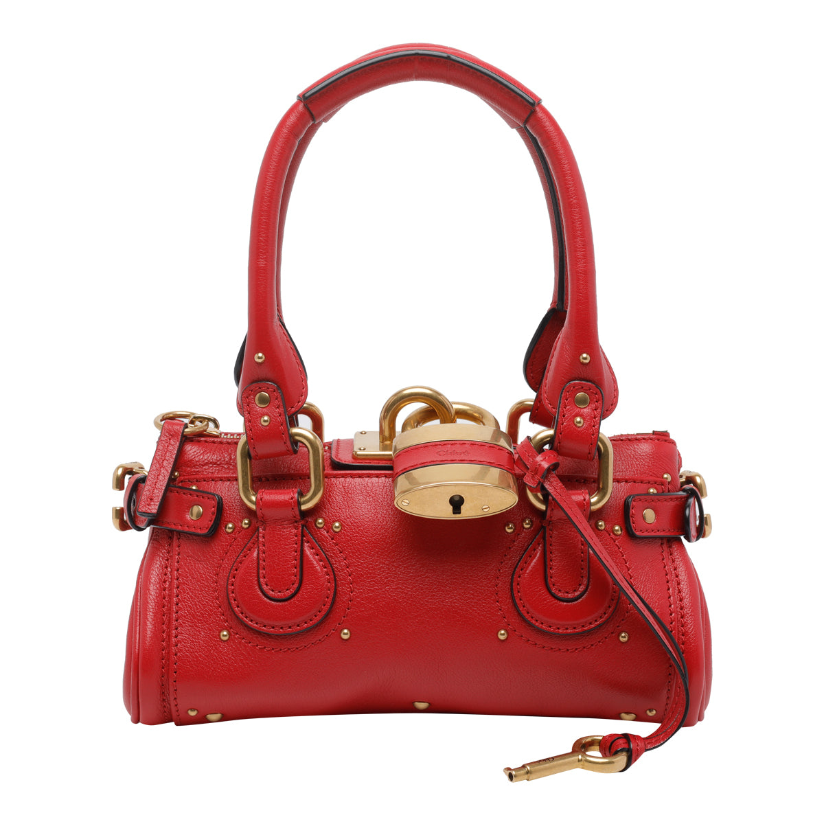 Chloè Bags Red Buffalo Leather