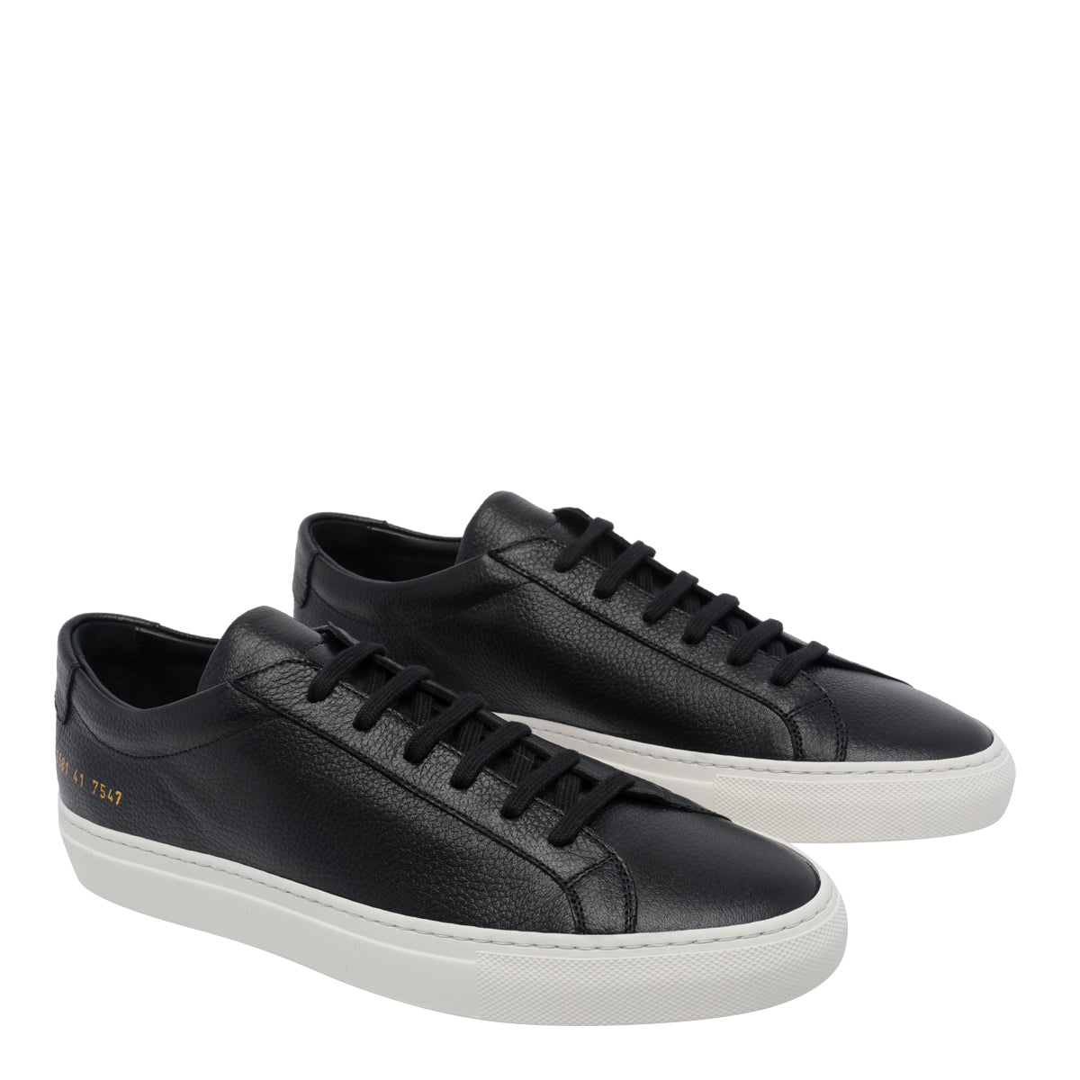 Common Projects Sneakers Black Calf Leather/rubber Sole