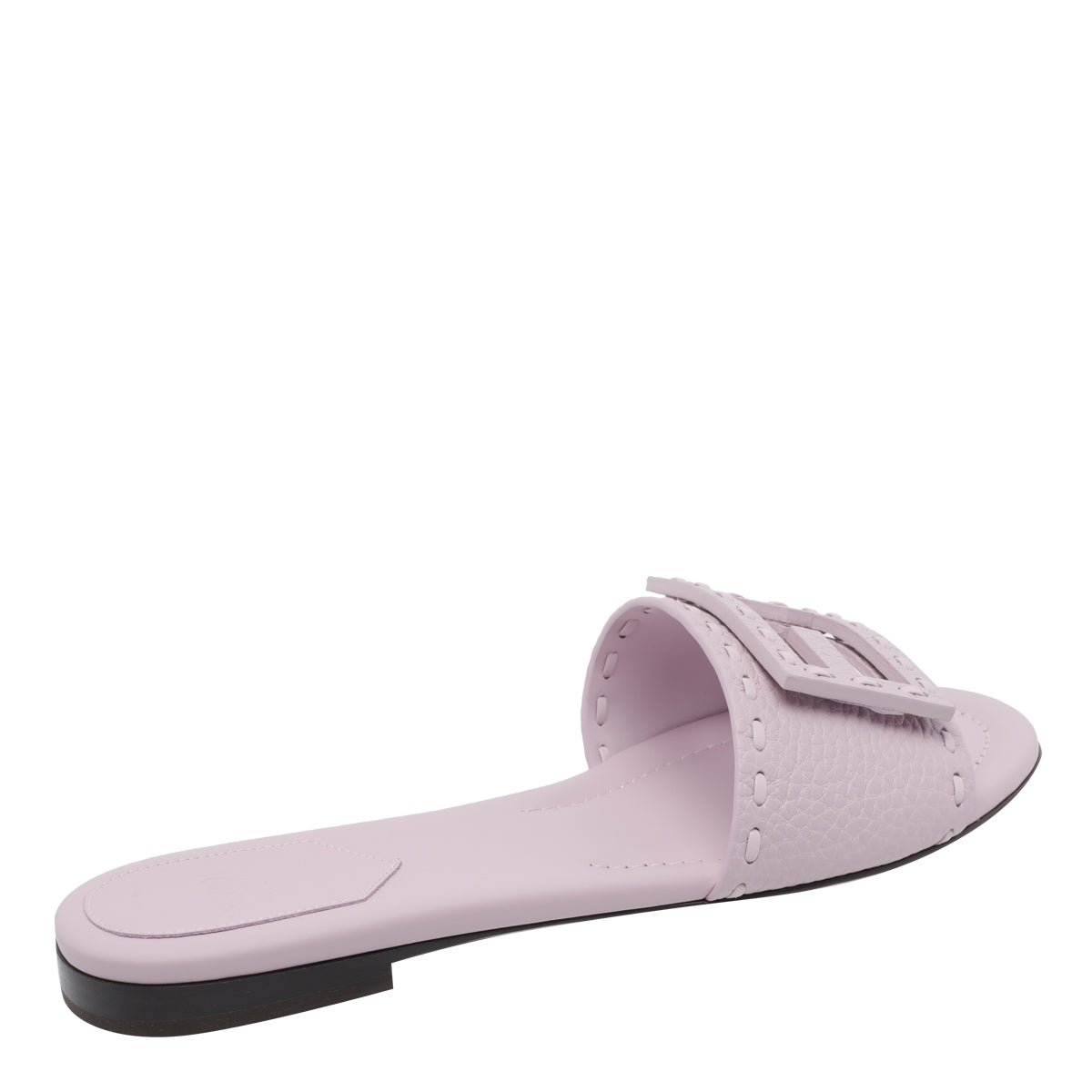 Fendi Sandals Purple Calf Leather/leather Sole