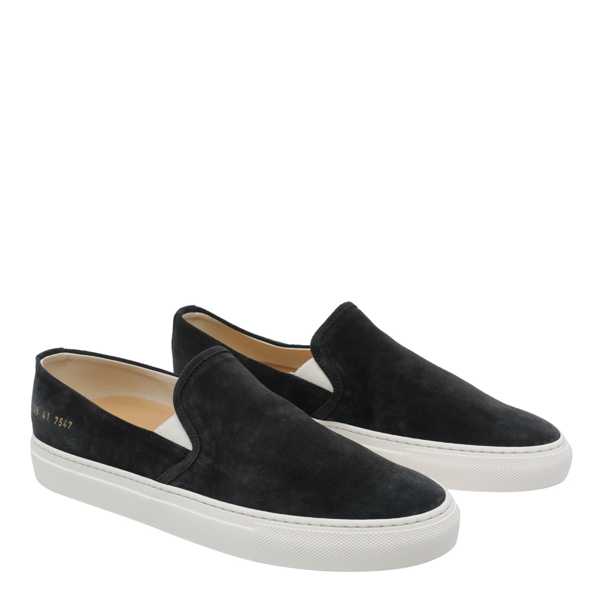 Common Projects Sneakers Black Suede Leather/rubber Sole