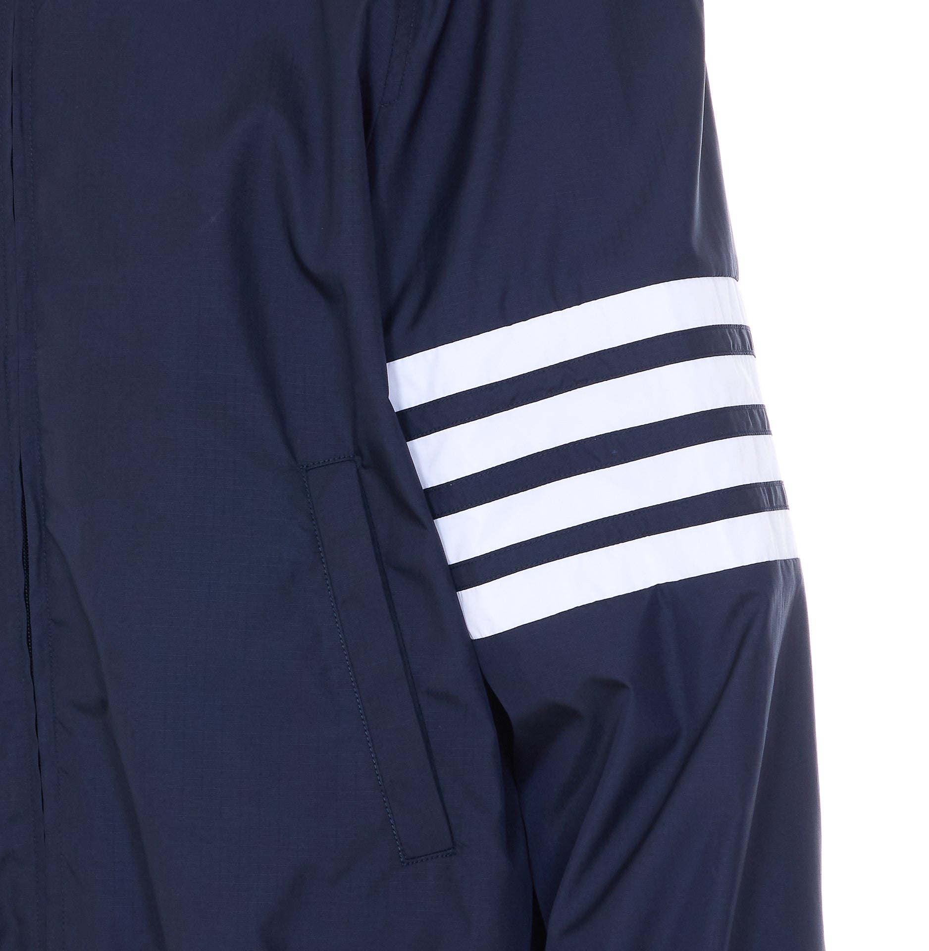 Thom Browne Jackets Blue Polyamide