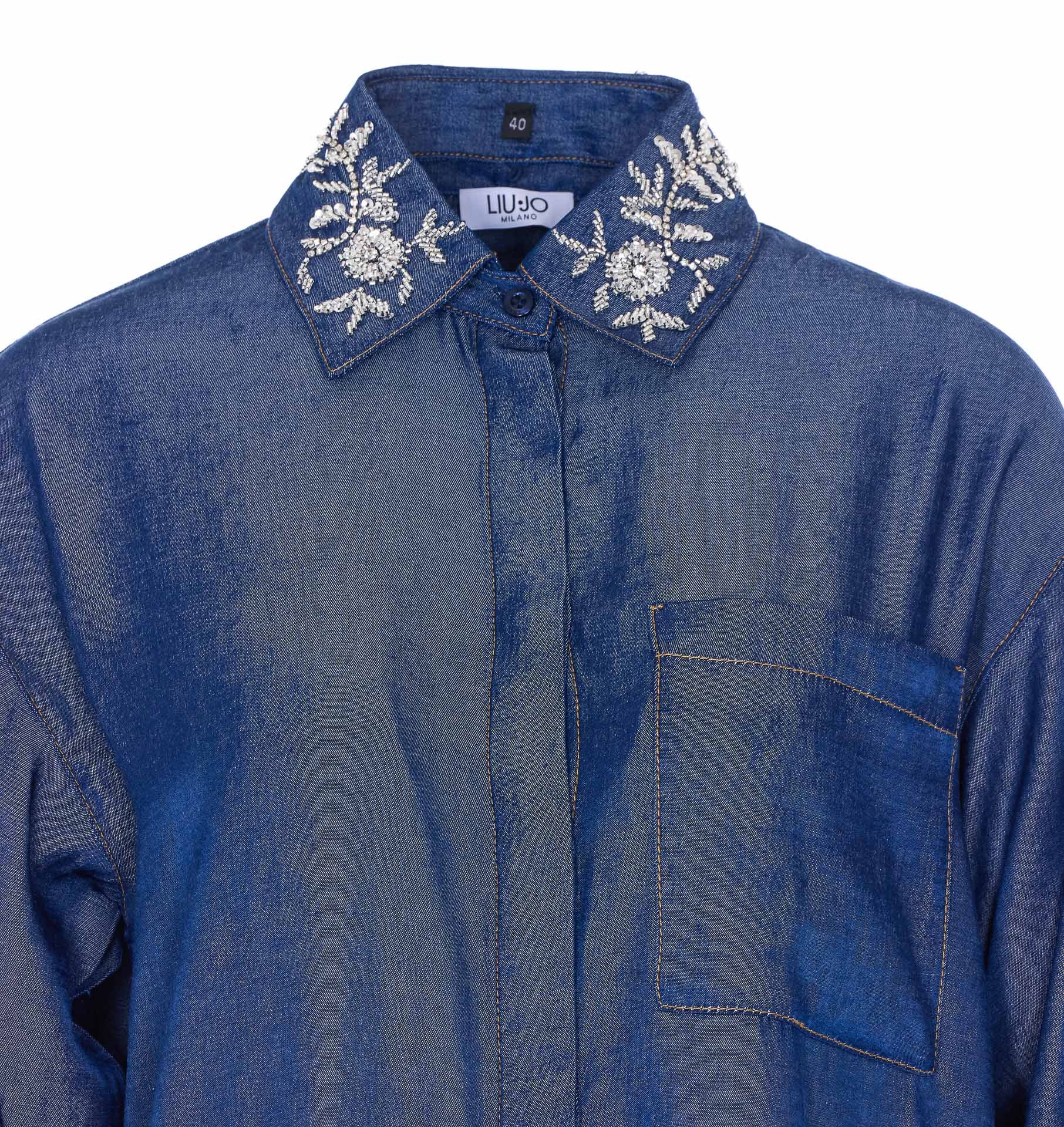 Liu Jo Shirts Blue Polyester