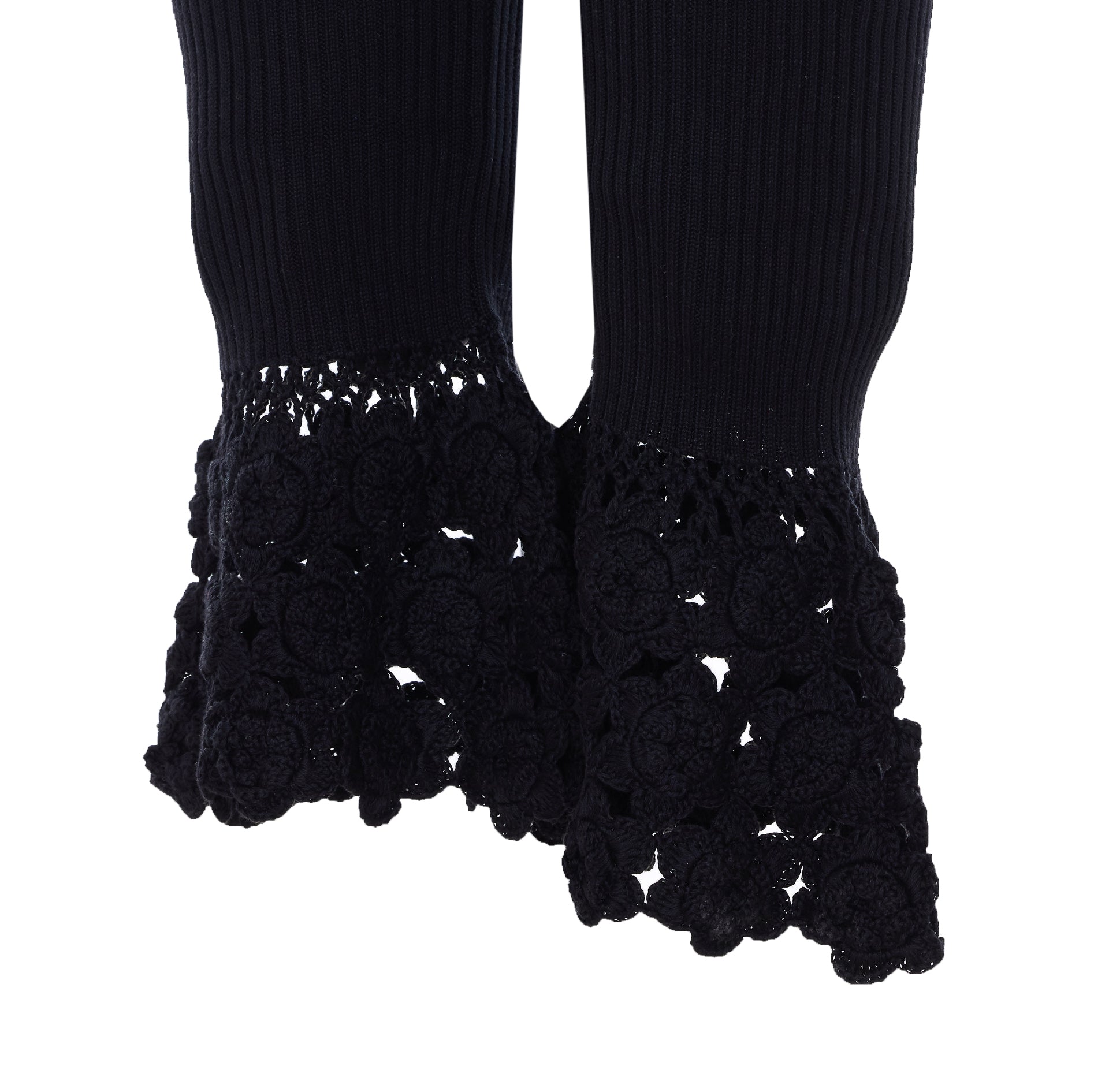 Ganni Trousers Black Cotton