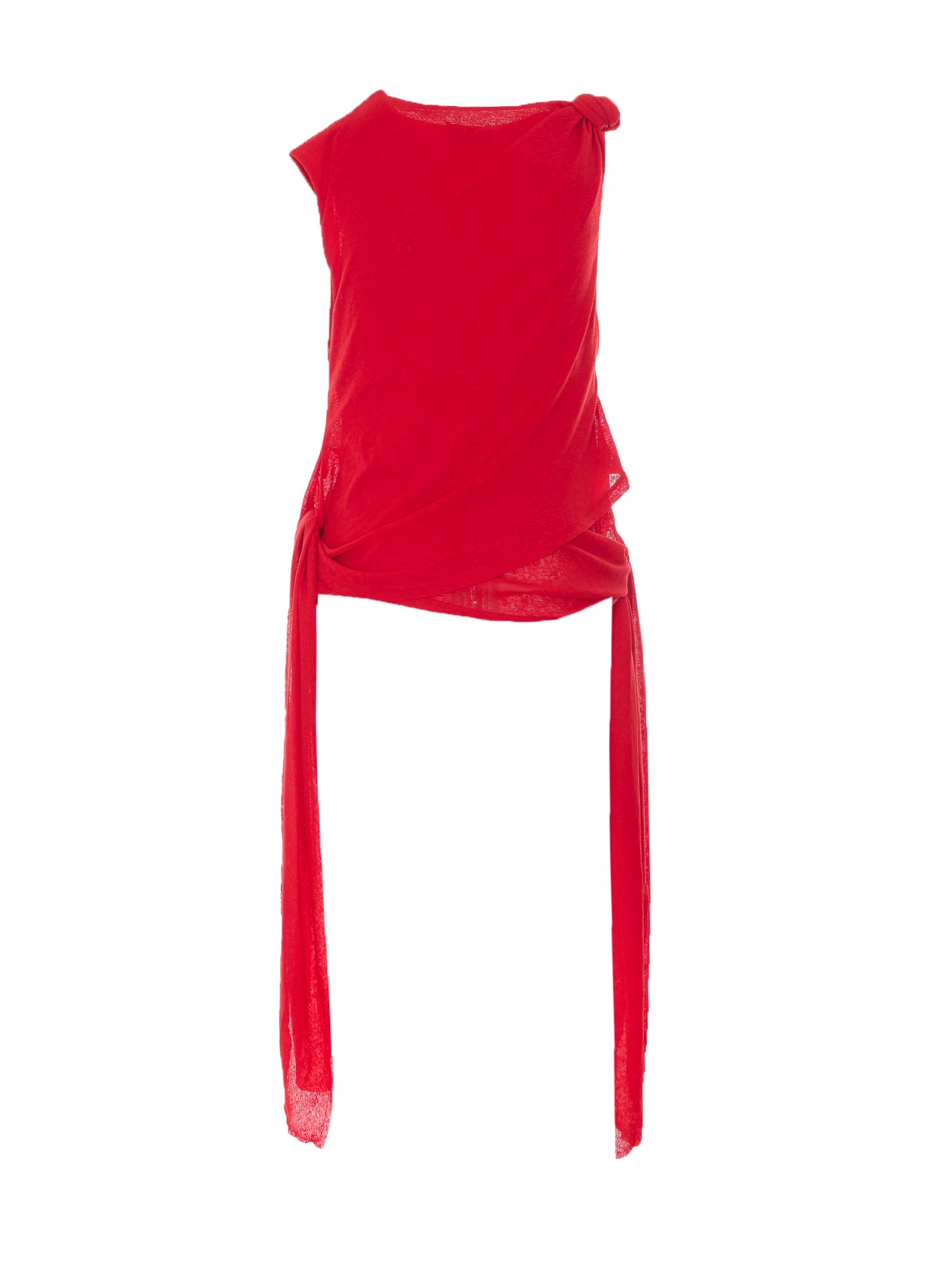 Ganni Top Red Polyester