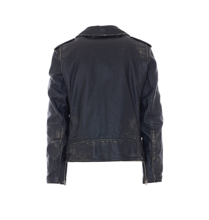 Schott Nyc Jackets Black Cowhide Leather