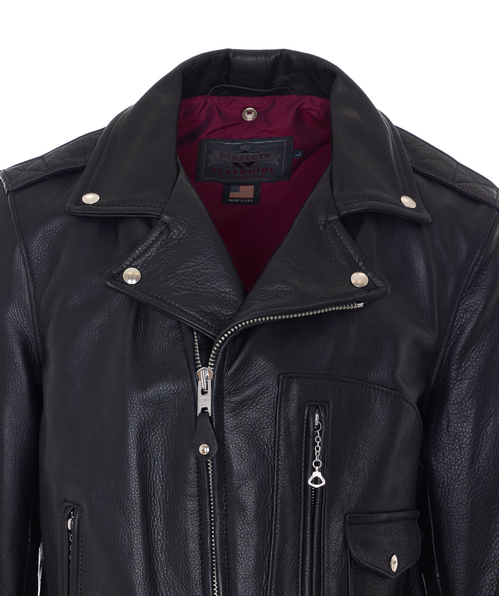 Schott Nyc Jackets Black Cow Leather