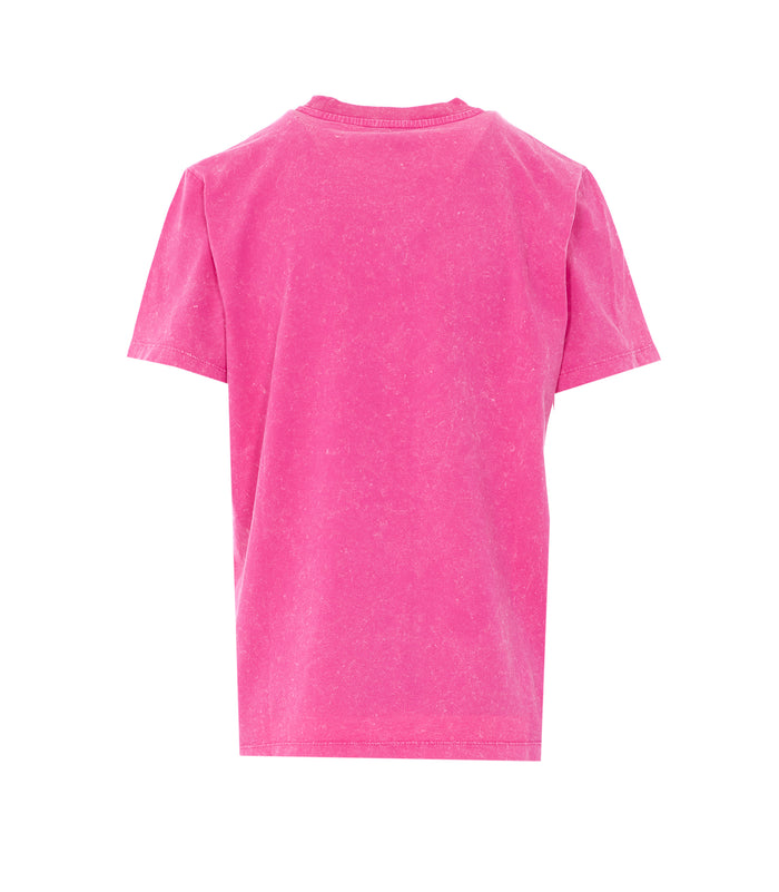 Ganni T-Shirts And Polos Fuchsia Organic Cotton
