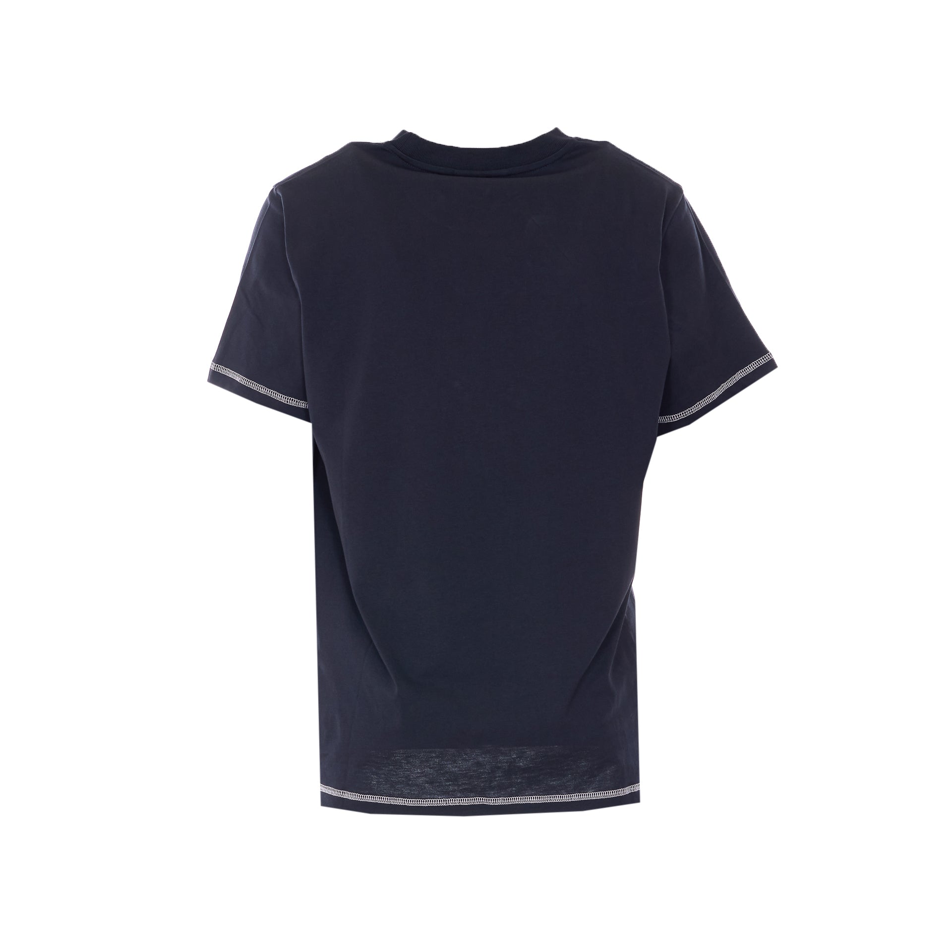 Ganni T-Shirts And Polos Blue Organic Cotton