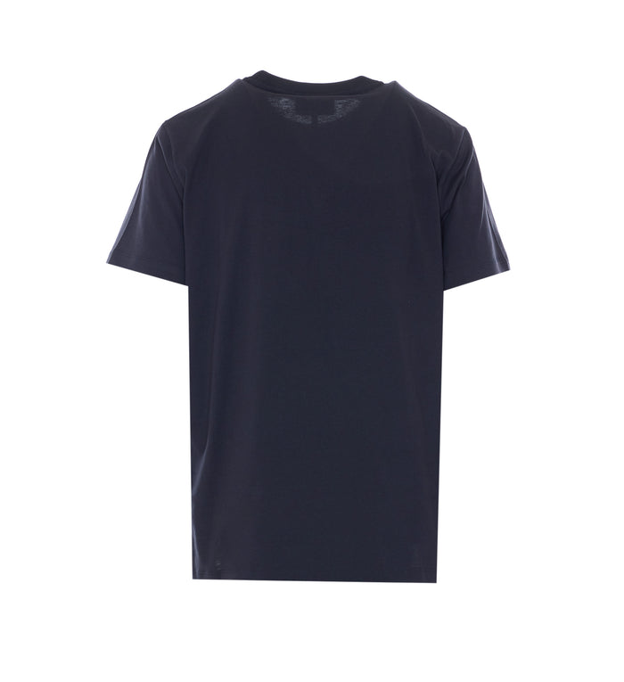 Ganni T-Shirts And Polos Blue Organic Cotton