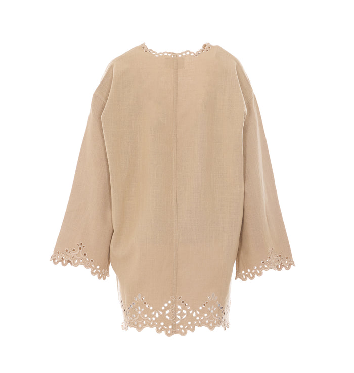Isabel Marant Etoile Dresses Beige Cotton