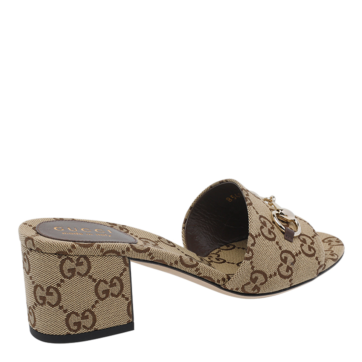 Gucci Sandals Beige Tessuto Gg/leather Sole