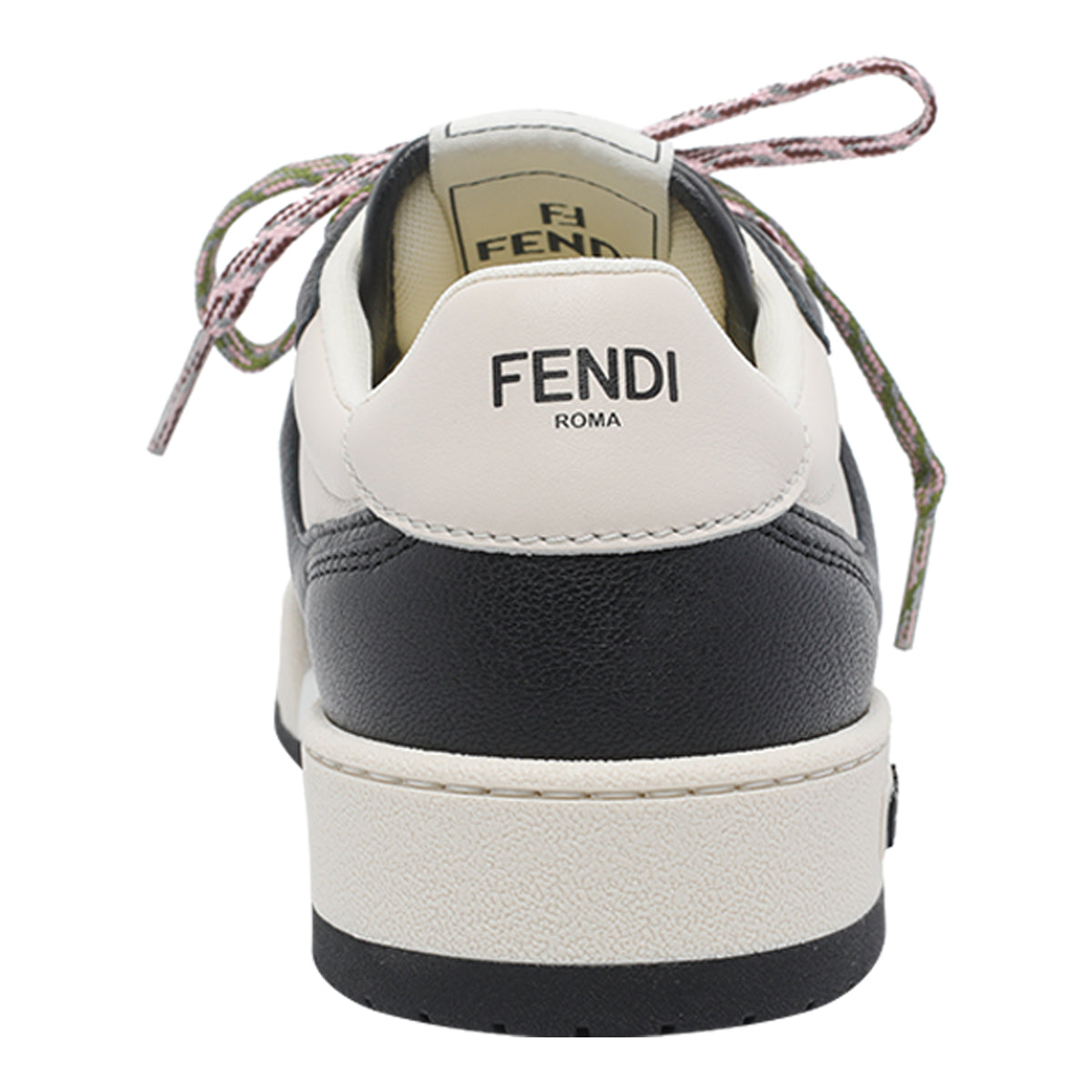 Fendi Sneakers Black Calf Leather/rubber Sole
