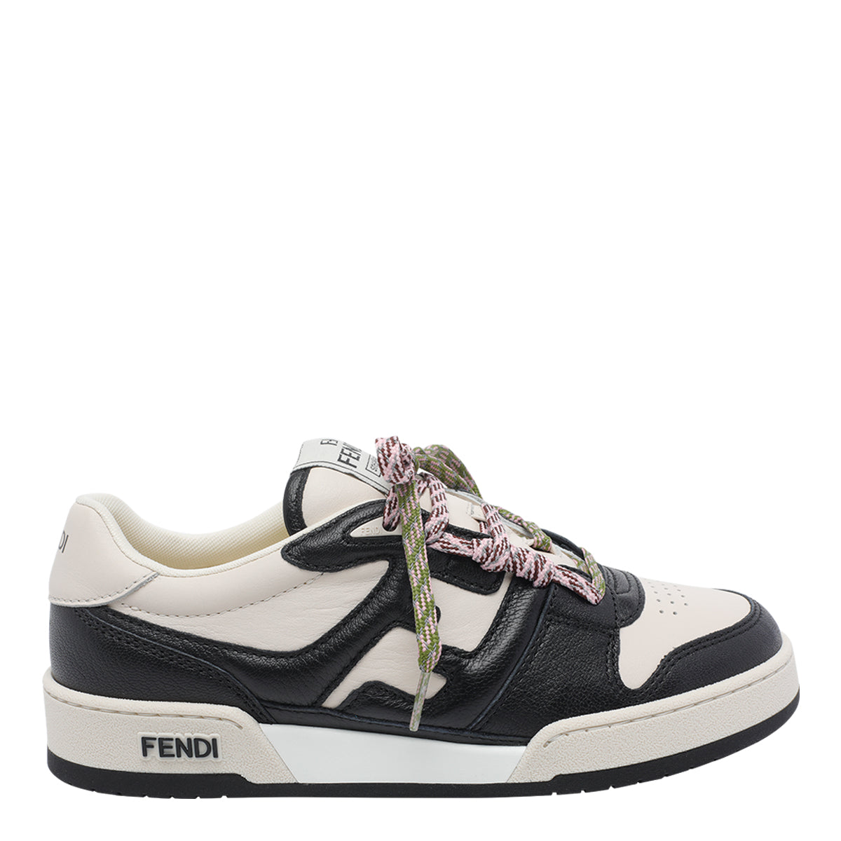 Fendi Sneakers Black Calf Leather/rubber Sole