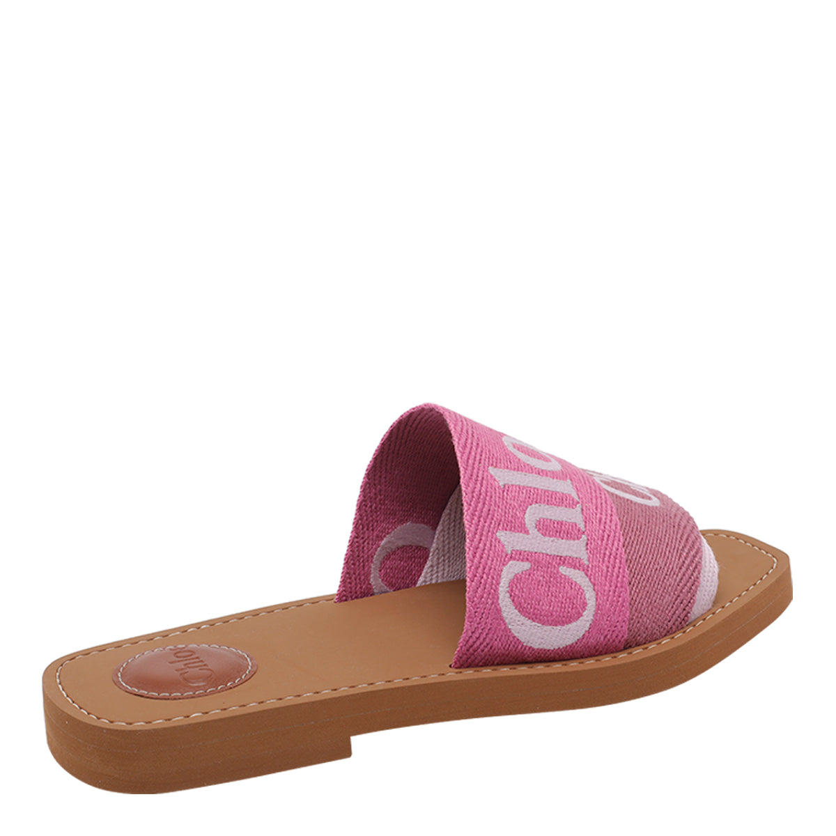 Chloè Sandals Pink Fabric/rubber Sole