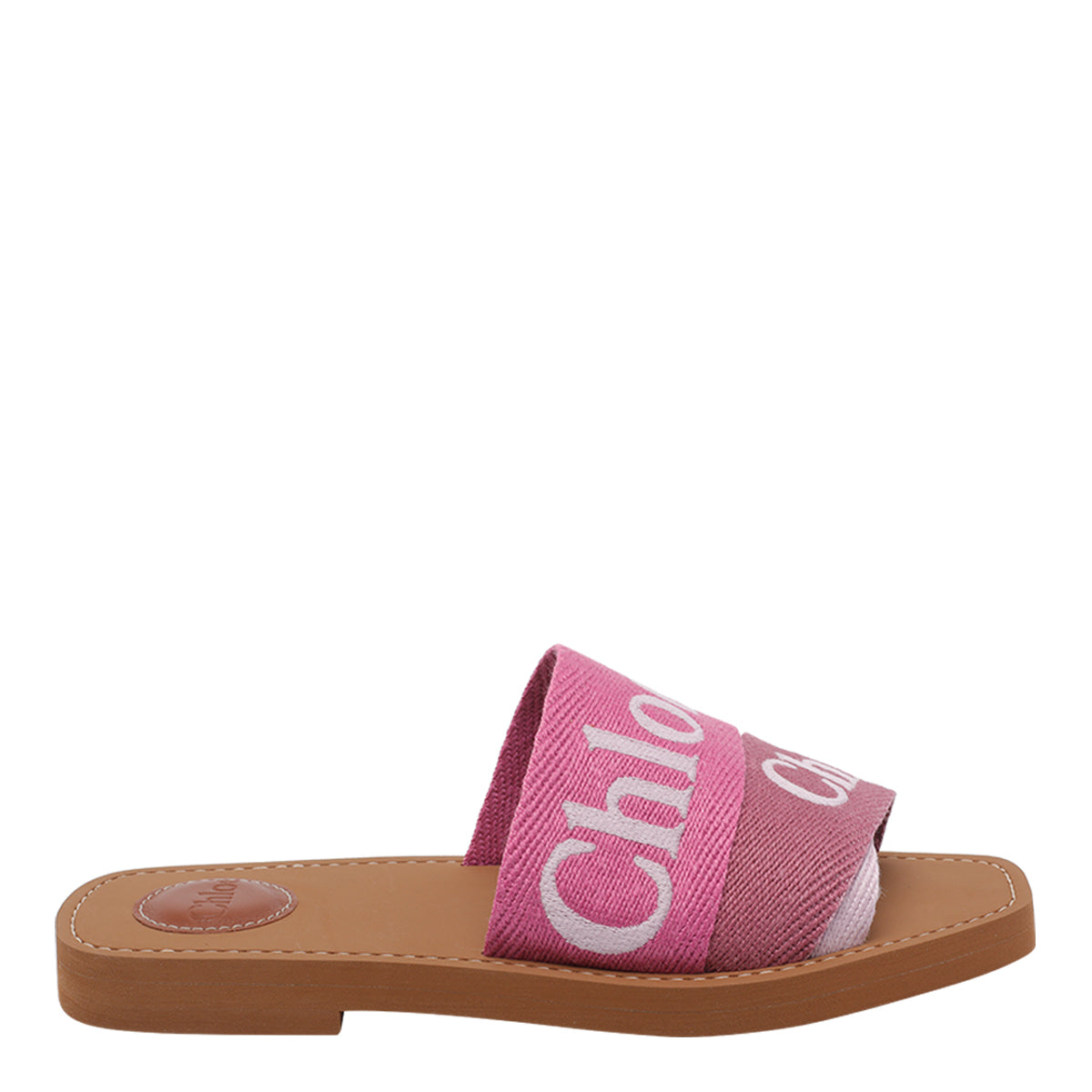 Chloè Sandals Pink Fabric/rubber Sole