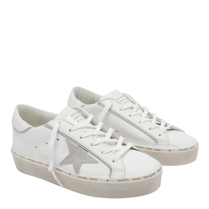 Golden Goose Sneakers White Calf Leather/rubber Sole