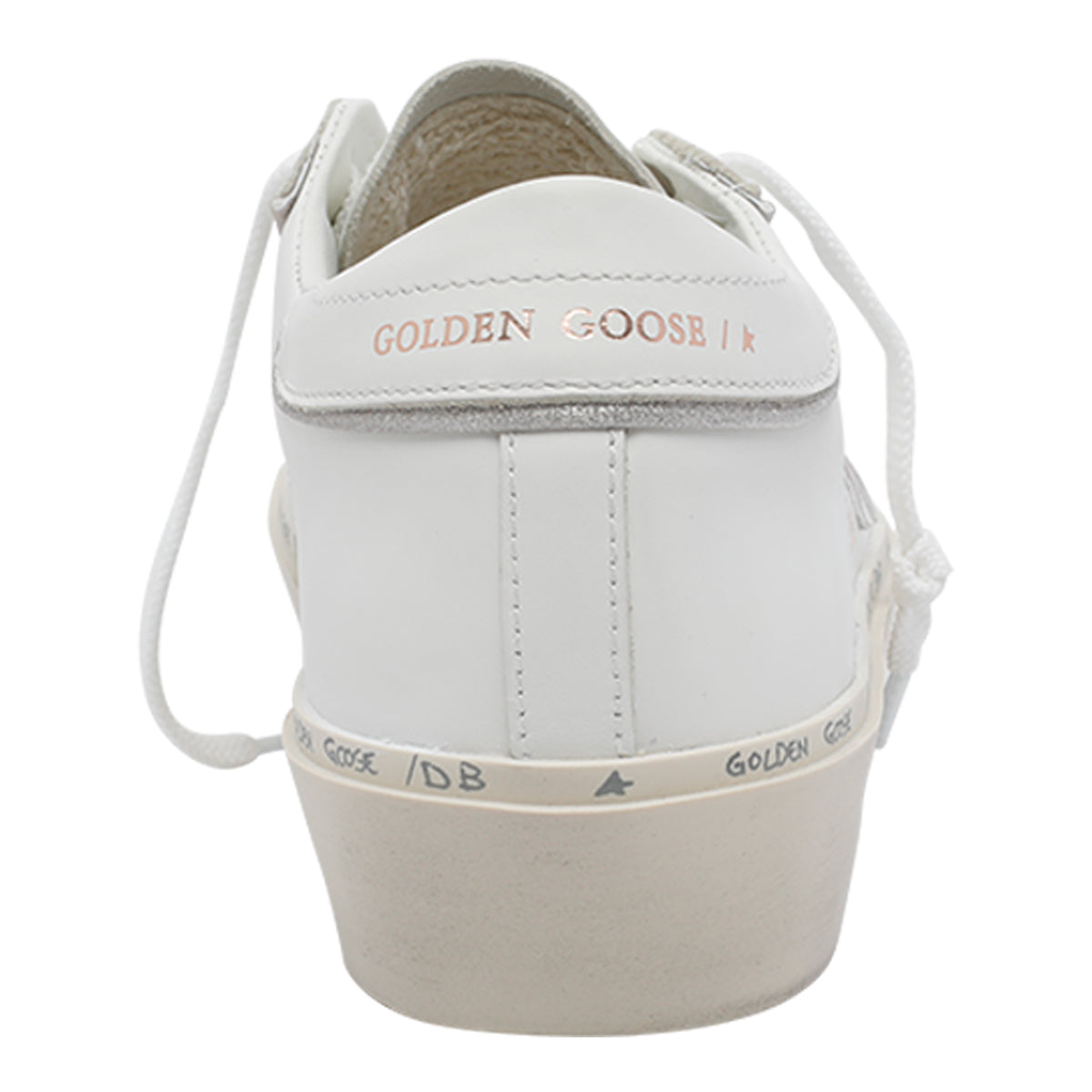 Golden Goose Sneakers White Calf Leather/rubber Sole