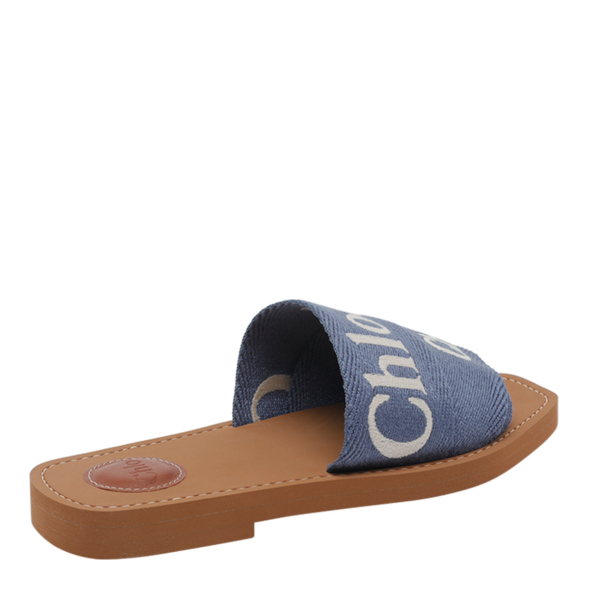 Chloè Sandals Blue Fabric/rubber Sole