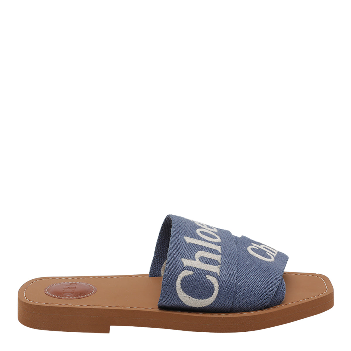 Chloè Sandals Blue Fabric/rubber Sole